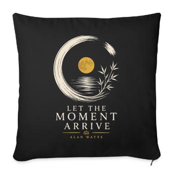 Moonlit Moment - Sofa pillowcase 17,3'' x 17,3'' (45 x 45 cm) - black - Front