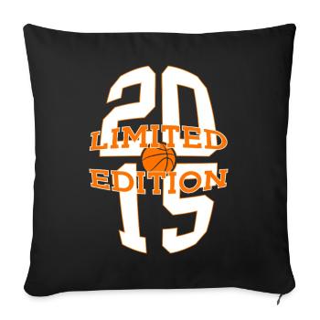 LIMITED EDITION 2015 BASKETBALL 11TH BIRTHDAY - Sofa pillowcase 17,3'' x 17,3'' (45 x 45 cm) - black - Front