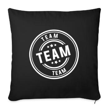 team - Sofakissenbezug 45 x 45 cm - Schwarz - Vorne