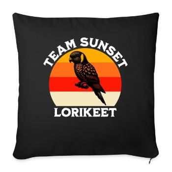 Équipe Forstenlori - Housse de coussin décorative 45 x 45 cm - noir - Devant