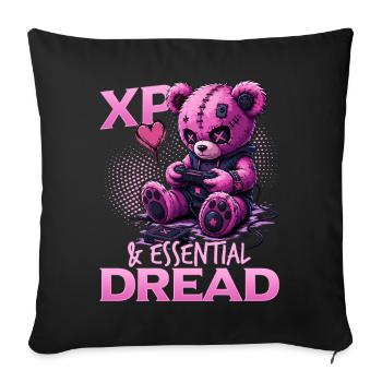 Pastel Goth Soft Goth Gaming Gamer - Housse de coussin décorative 45 x 45 cm - noir - Devant