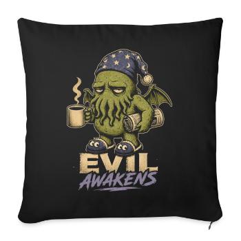Evil Awakens : Café Cosmique - Housse de coussin décorative 45 x 45 cm - noir - Devant