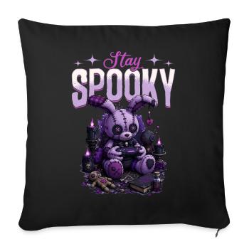 Pastel Goth Soft Goth Gaming Gamer - Housse de coussin décorative 45 x 45 cm - noir - Devant