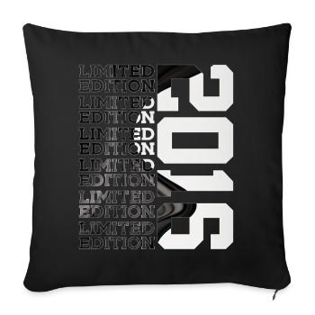 10E ANNIVERSAIRE ÉDITION LIMITÉE 2016 - Housse de coussin décorative 45 x 45 cm - noir - Devant