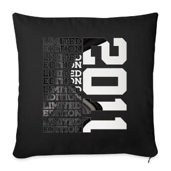 15 ANS ÉDITION LIMITÉE 2011 15E ANNIVERSAIRE - Housse de coussin décorative 45 x 45 cm - noir - Devant