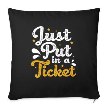 Assistance technique - Housse de coussin décorative 45 x 45 cm - noir - Devant