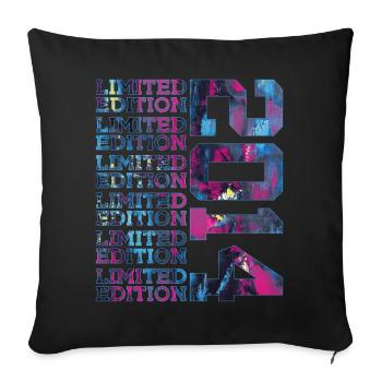 COOL 12 ANS, ÉDITION LIMITÉE 2014 12E ANNIVERSAIRE - Housse de coussin décorative 45 x 45 cm - noir - Devant