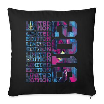 COOL 10 ANS ÉDITION LIMITÉE 2016 10E ANNIVERSAIRE - Housse de coussin décorative 45 x 45 cm - noir - Devant
