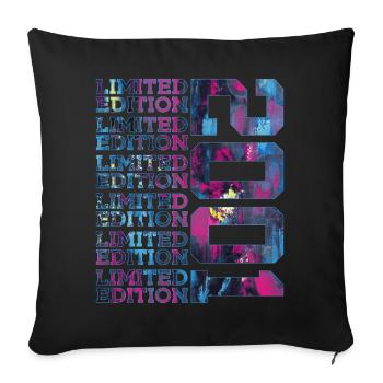 COOL 25 ANS ÉDITION LIMITÉE 2001 25E ANNIVERSAIRE - Housse de coussin décorative 45 x 45 cm - noir - Devant