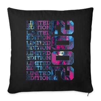 COOL 24 ANS ÉDITION LIMITÉE 2002 24E ANNIVERSAIRE - Housse de coussin décorative 45 x 45 cm - noir - Devant