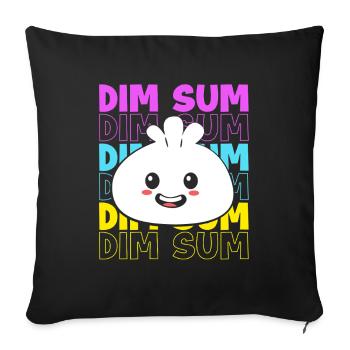 Dim Sum - Sofakissenbezug 45 x 45 cm - Schwarz - Vorne