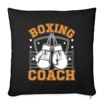 Boxing Coach - Sofakissenbezug 45 x 45 cm - Schwarz - Vorne