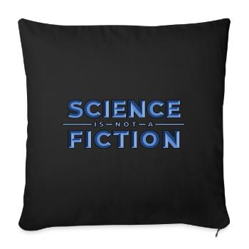 Science-fiction - Housse de coussin décorative 45 x 45 cm - noir - Devant