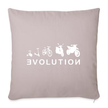 Evolution Biker 2-Motorcycle Cross Enduro - Sofa pillowcase 17,3'' x 17,3'' (45 x 45 cm) - light taupe - Front