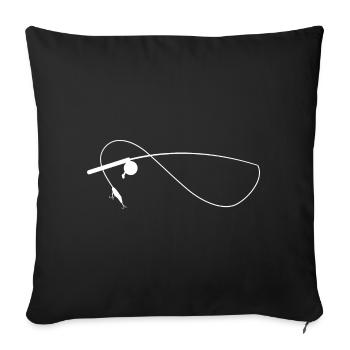 Ange Zander Pike - Housse de coussin décorative 45 x 45 cm - noir - Devant
