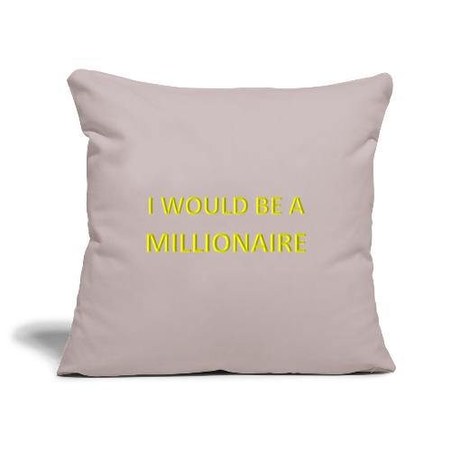 Millionaire - Housse de coussin décorative 45 x 45 cm