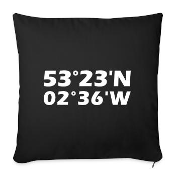 Warrington Coordinates - Sofa pillowcase 17,3'' x 17,3'' (45 x 45 cm) - black - Front