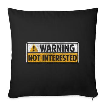 Rebel No Serenity - Sofa pillowcase 17,3'' x 17,3'' (45 x 45 cm) - black - Front