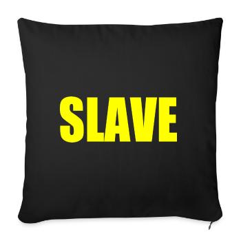 Slave - Housse de coussin décorative 45 x 45 cm - noir - Devant