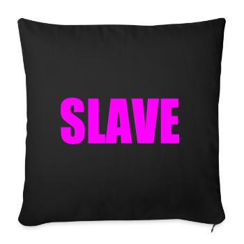 Slave - Housse de coussin décorative 45 x 45 cm - noir - Devant