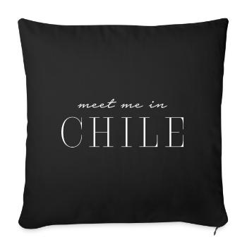 I love Chile - Sofa pillowcase 17,3'' x 17,3'' (45 x 45 cm) - black - Front