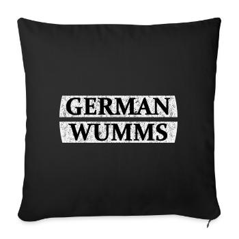 The German Boom - Sofa pillowcase 17,3'' x 17,3'' (45 x 45 cm) - black - Front
