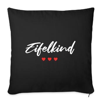 Eifel Enfant Eifel Eifel Maison Nature Ahr Valley Village - Housse de coussin décorative 45 x 45 cm - noir - Devant