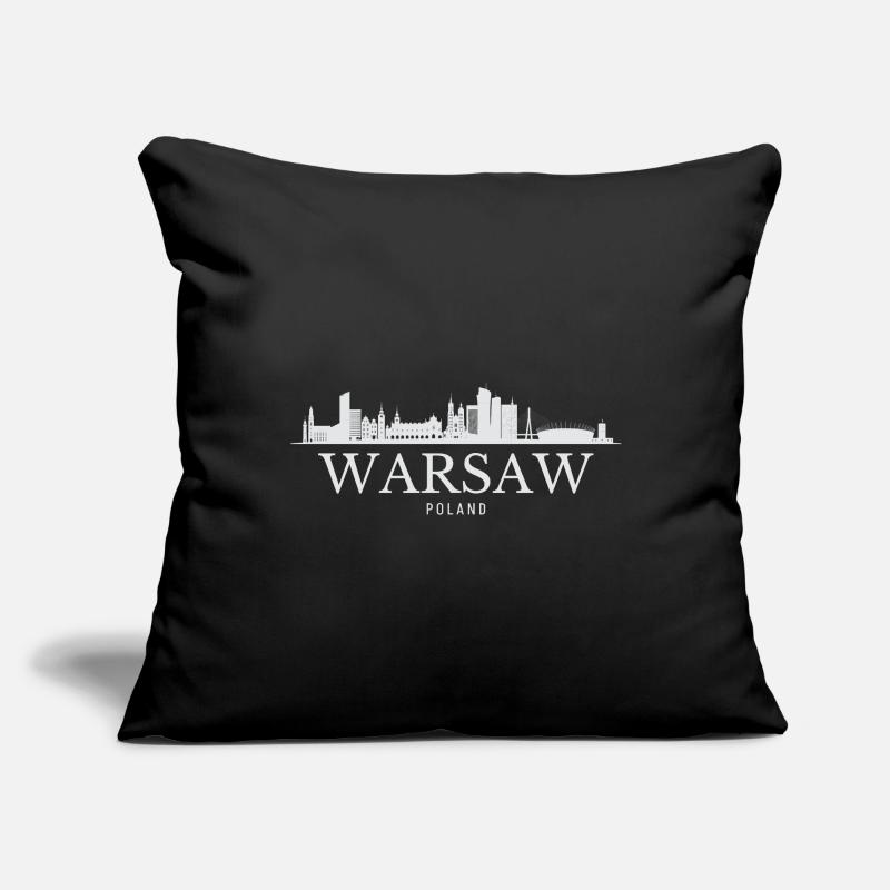 Horizon de Varsovie, Varsovie Pologne Housse de coussin décorative 45 x 45 cm