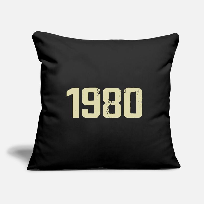 Jubilé 1980 Housse de coussin décorative 45 x 45 cm