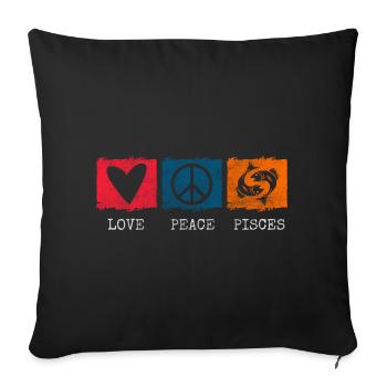 Zodiac Sign Astrology Superstition - Sofa pillowcase 17,3'' x 17,3'' (45 x 45 cm) - black - Front