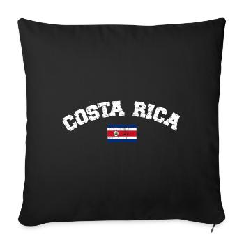 Costa Rica - Sofakissenbezug 45 x 45 cm - Schwarz - Vorne