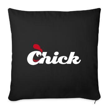 Chick - Sofa pillowcase 17,3'' x 17,3'' (45 x 45 cm) - black - Front