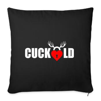 Cuckold - Sofakissenbezug 45 x 45 cm - Schwarz - Vorne