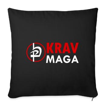 Krav Maga self-defense Fight Sport - Sofa pillowcase 17,3'' x 17,3'' (45 x 45 cm) - black - Front