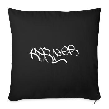 La Journée du Meilleur Graffiti du Monde - Housse de coussin décorative 45 x 45 cm - noir - Devant