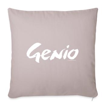 Genius - Sofa pillowcase 17,3'' x 17,3'' (45 x 45 cm) - light taupe - Front
