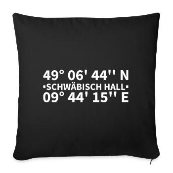 Coordonnées de Schwäbisch Hall - Housse de coussin décorative 45 x 45 cm - noir - Devant