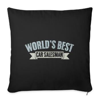 Cool Automobile Dealership For The World's Best - Sofa pillowcase 17,3'' x 17,3'' (45 x 45 cm) - black - Front