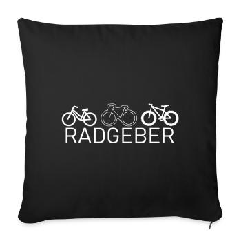 Encodeur de roue - Housse de coussin décorative 45 x 45 cm - noir - Devant