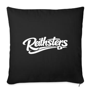 Reithsters Merchandise - Sofa pillowcase 17,3'' x 17,3'' (45 x 45 cm) - black - Front