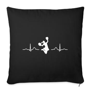 Cheerleader Cheer Mom Cheerleading - Sofa pillowcase 17,3'' x 17,3'' (45 x 45 cm) - black - Front