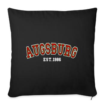 Augsbourg Fondée en 1986 - Housse de coussin décorative 45 x 45 cm - noir - Devant