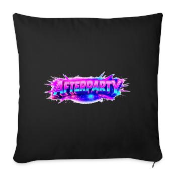 Afterparty Neon Pulse - Sofa pillowcase 17,3'' x 17,3'' (45 x 45 cm) - black - Front