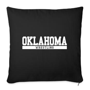 Oklahoma catch - Housse de coussin décorative 45 x 45 cm - noir - Devant