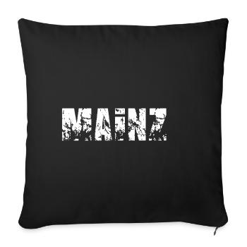 Mainz - Sofakissenbezug 45 x 45 cm - Schwarz - Vorne
