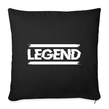 pose - Housse de coussin décorative 45 x 45 cm - noir - Devant