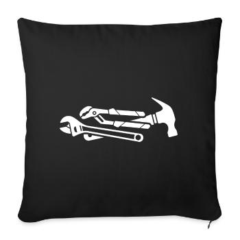 Craftsman - Sofa pillowcase 17,3'' x 17,3'' (45 x 45 cm) - black - Front