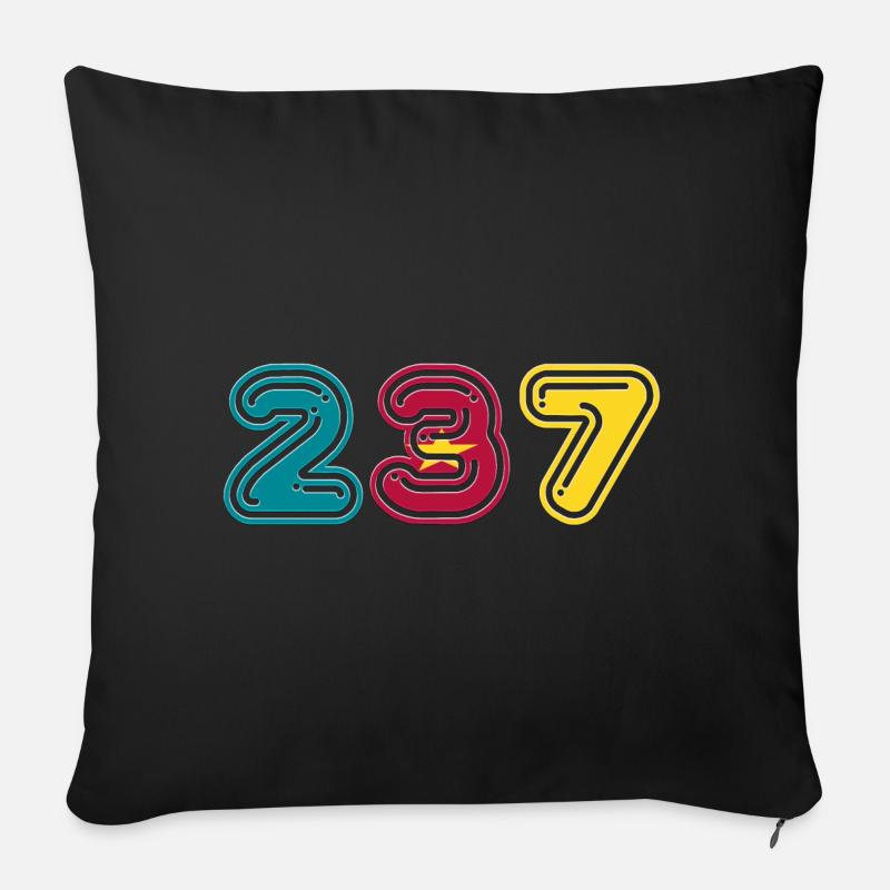 TEAM 237 Kamerun - Sofakissenbezug 45 x 45 cm - Schwarz