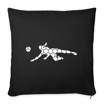 Volleyball Women's Volleyball Players Volleyball Games - Sofa pillowcase 17,3'' x 17,3'' (45 x 45 cm) - black - Front