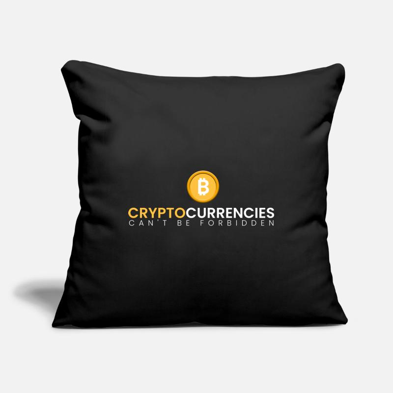 Les cryptos ne peuvent pas être interdites Housse de coussin décorative 45 x 45 cm
